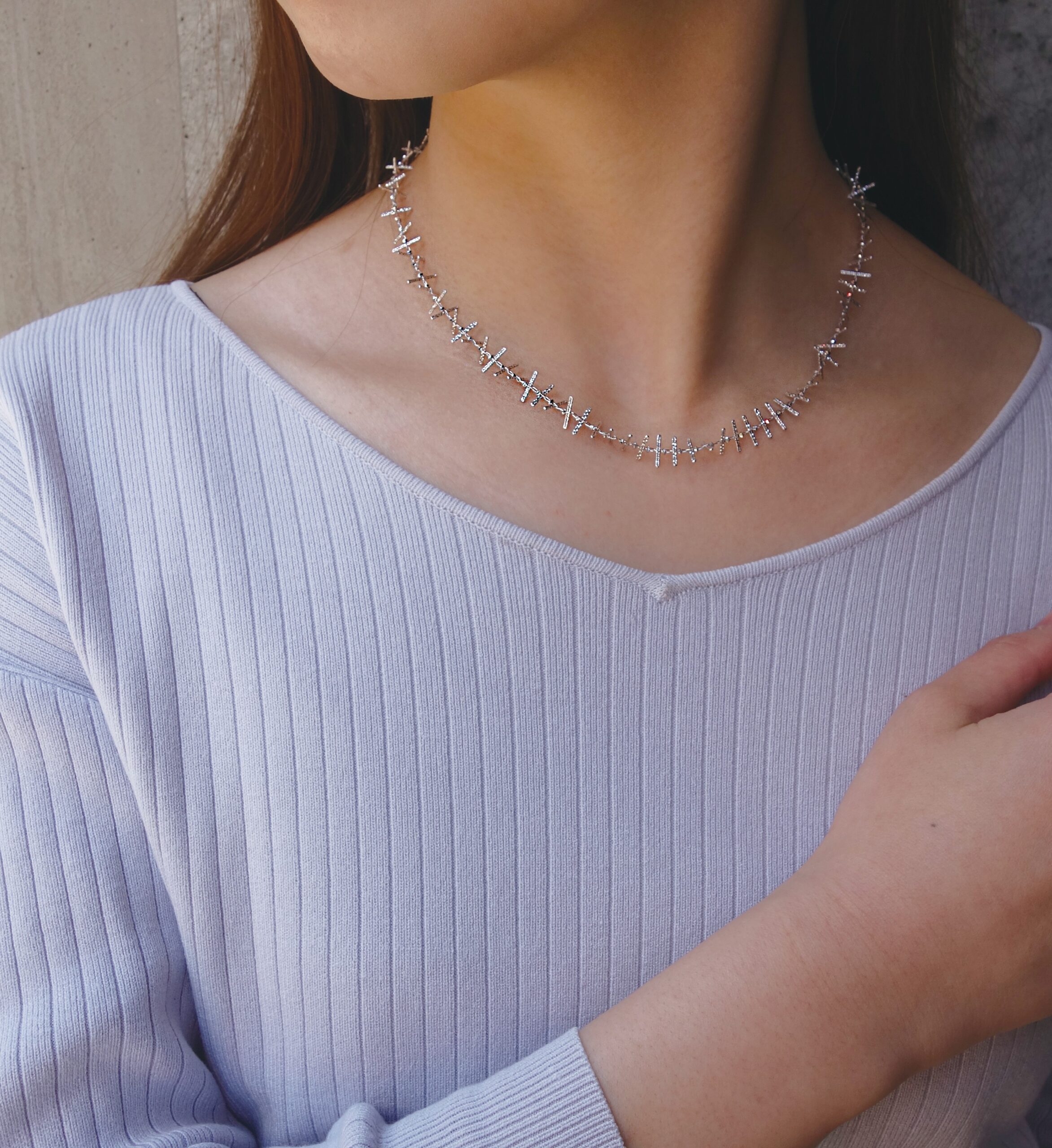 ネックレスピックアップ
K18WG Ingot Necklace