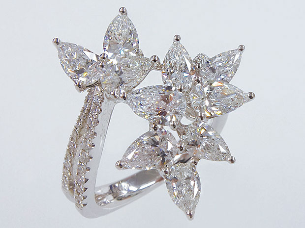 K18WG　ダイヤリング
D　2.42ct
商品No.：PL-32013